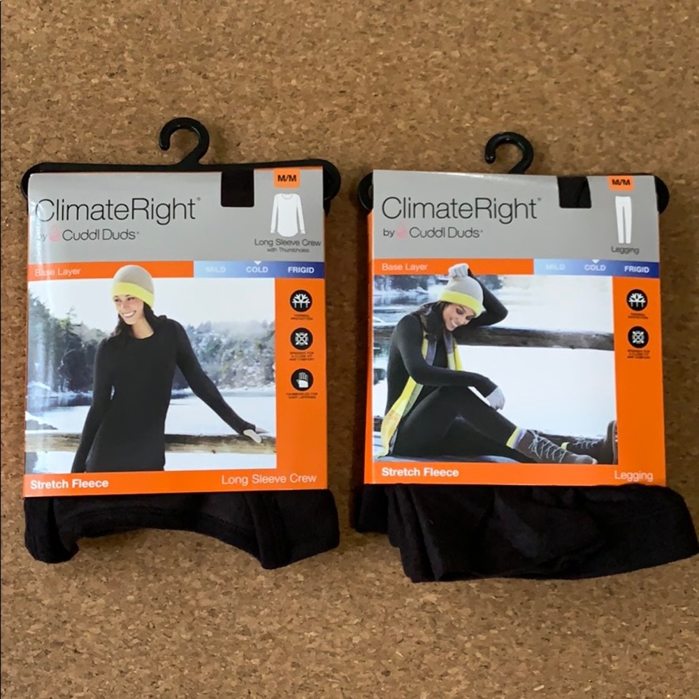 SOLD Cuddl Duds Fleece Bass Layer